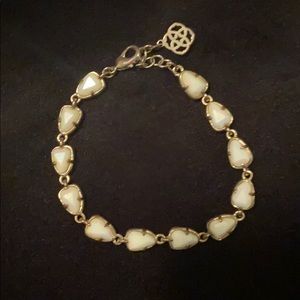 White Iridescent Kendra Scott Bracelet